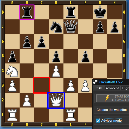 Chess helper show best move at flyordie.com